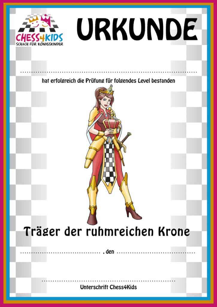 Chess Diploma - The holder of the glorious crown
